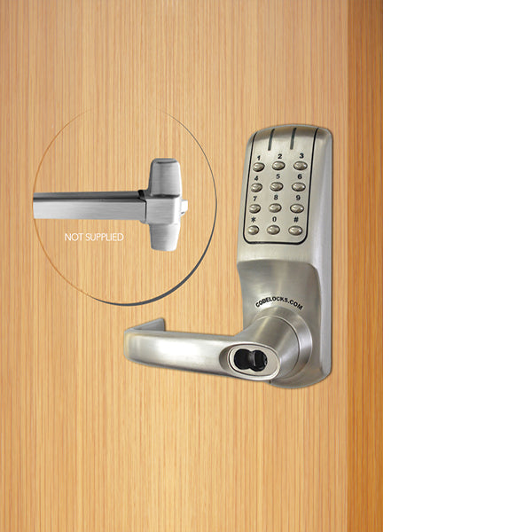 Code Locks - CL5000 - Electronic Door Trim - Heavy Duty - 2 3/4" Backset - Panic Access Kit - Optional SFIC Prep - Grade 2 - UHS Hardware