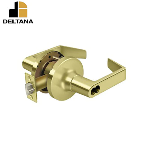 Deltana - Commercial Storeroom IC Core Grade 1 - Clarendon Less CYL - Universal Handing - Optional Finish