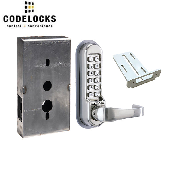 Code Locks - CL510 Gate Box Kit - Mechanical Lock - Heavy Duty - Tubular Latch Bolt Gate Box Kit - Optional Finish - UHS Hardware