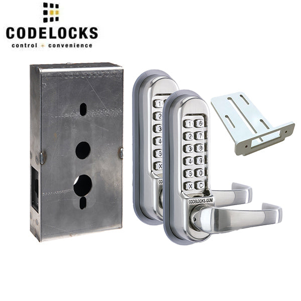 Code Locks - CL510 Gate Box Kit - Mechanical Lock - Heavy Duty - Tubular Latch Bolt Gate Box Kit - Code In / Out - Optional Finish - UHS Hardware