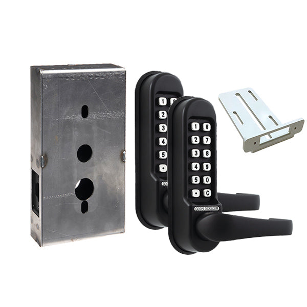 Code Locks - CL510 Gate Box Kit - Mechanical Lock - Heavy Duty - Tubular Latch Bolt Gate Box Kit - Code In / Out - Optional Finish - UHS Hardware