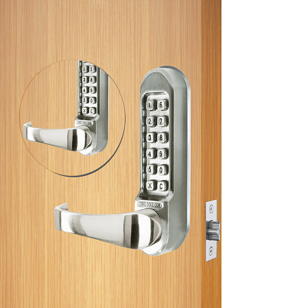 Code Locks - CL510 - Mechanical Lock - Heavy Duty - Optional Backset - Tubular Mortise Latchbolt - Code In / Out - Optional Finish - UHS Hardware
