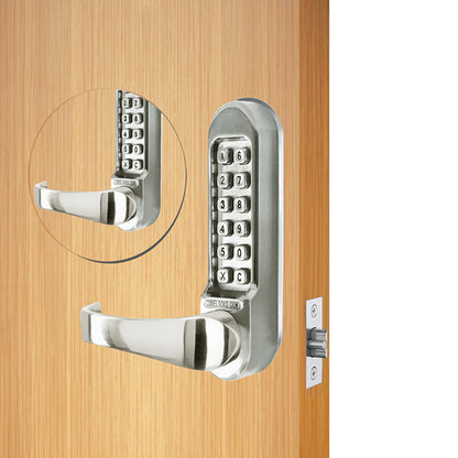 Code Locks - CL510 - Mechanical Lock - Heavy Duty - Optional Backset - Tubular Mortise Latchbolt - Code In / Out - Optional Finish - UHS Hardware