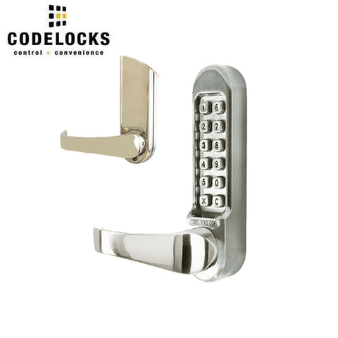 Code Locks - CL555 - Mechanical Lock - Heavy Duty - 2 3/4" Backset - Mortise Lock - Passage Function - Stainless Steel - UHS Hardware