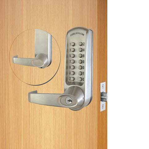 Code Locks - CL615 - Mechanical Lock - Heavy Duty - 2 3/4" Backset - Tubular Latchbolt - Passage Function - Optional Marine Grade - Grade 2 - UHS Hardware