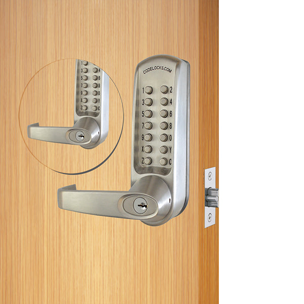 Code Locks - CL615 - Mechanical Lock - Heavy Duty - 2 3/4" Backset - Tubular Latchbolt - Code In / Out - Passage Function - Optional Marine Grade - Grade 2 - UHS Hardware