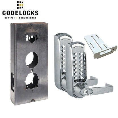 Code Locks - CL610 Gate Box Kit - Mechanical Lock - Heavy Duty - Tubular Latchbolt Gate Box Kit - Code In / Out - Optional Finish - Grade 2 - UHS Hardware