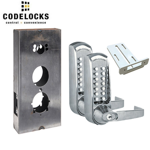 Code Locks - CL610 Gate Box Kit - Mechanical Lock - Heavy Duty - Tubular Latchbolt Gate Box Kit - Code In / Out - Optional Finish - Grade 2 - UHS Hardware