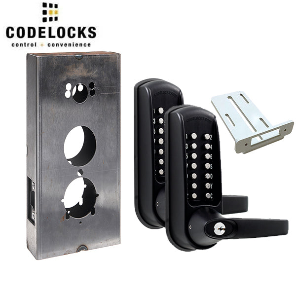 CodeLocks - CL615 Gate Box Kit - Mechanical Lock - Heavy Duty - Tubular ...
