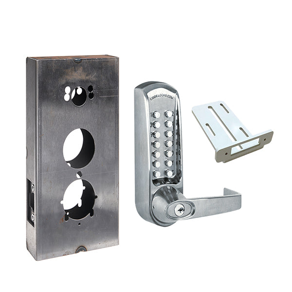 Code Locks - CL610 Gate Box Kit - Mechanical Lock - Heavy Duty - Tubular Latchbolt Gate Box Kit - Optional Finish - Grade 2 - UHS Hardware
