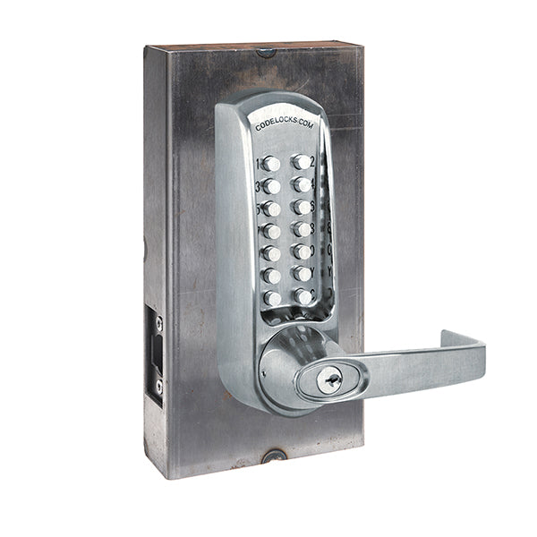 Code Locks - CL615 Gate Box Kit - Mechanical Lock - Heavy Duty - Tubular Latchbolt Gate Box Kit - Passage Function - Optional Finish - Grade 2 - UHS Hardware