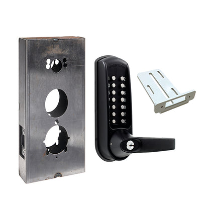 Code Locks - CL610 Gate Box Kit - Mechanical Lock - Heavy Duty - Tubular Latchbolt Gate Box Kit - Optional Finish - Grade 2 - UHS Hardware