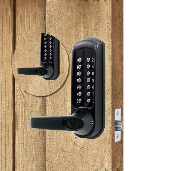 Code Locks - CL610 - Mechanical Lock - Heavy Duty - 2 3/4" Backset - Tubular Latchbolt - Code In / Out - Optional Marine Grade - Grade 2 - UHS Hardware