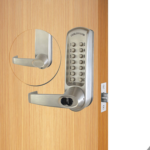 Code Locks - CL615 - Mechanical Lock - Heavy Duty - 2 3/4" Backset - Tubular Latchbolt - Passage Function - Optional Marine Grade - Grade 2 - UHS Hardware