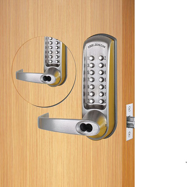 Code Locks - CL615 - Mechanical Lock - Heavy Duty - 2 3/4" Backset - Tubular Latchbolt - Code In / Out - Passage Function - Optional Marine Grade - Grade 2 - UHS Hardware