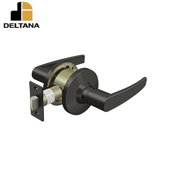 Deltana - Comm - Passage Standard Grade 2 - Straight Lever - Latch: UL Listed w/ 1/2 - Optional Finish
