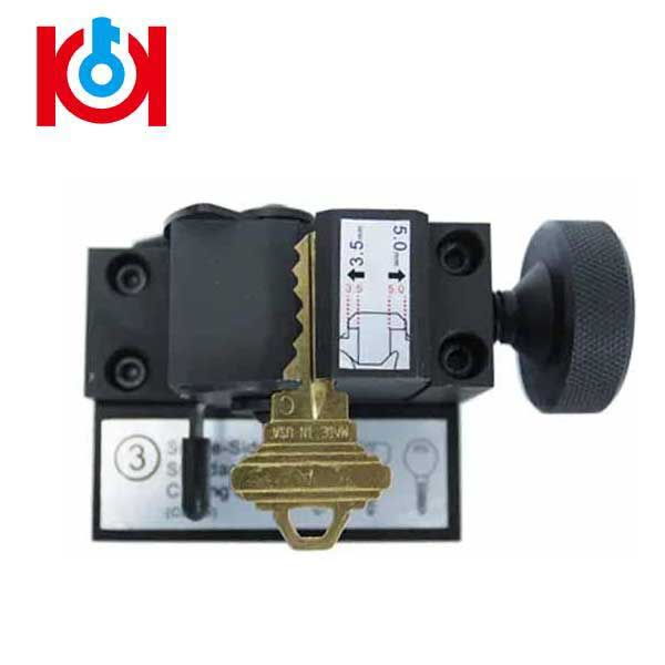 KUKAI - SS - Single Sided Jaw / Clamp - Residential Keys - For SEC-E9 Key Cutting Machine (Non-PRO Version) - UHS Hardware
