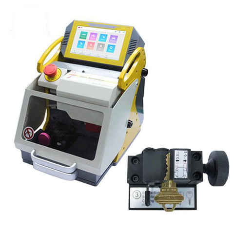 KUKAI - SEC-E9 Automatic Key Cutting Machine - (Generation IV Android Tablet Version) w/ Single Sided Clamp