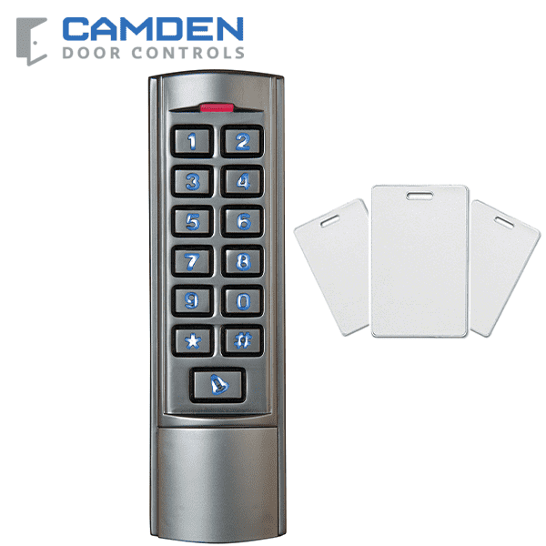 Camden CV-110SPK Standalone PROX Reader & Keypad - 2000 Users - Vandal ...