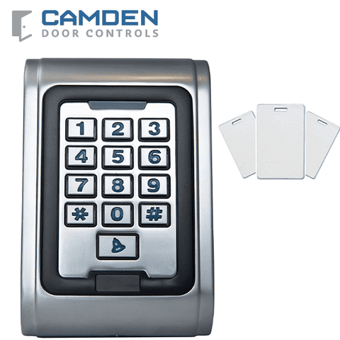 Camden CV-550SPK - Standalone PROX Reader & Keypad - 2000 Users -Vandal & Weather Resistant IP68  - 12 VDC +/- 10% - UHS Hardware