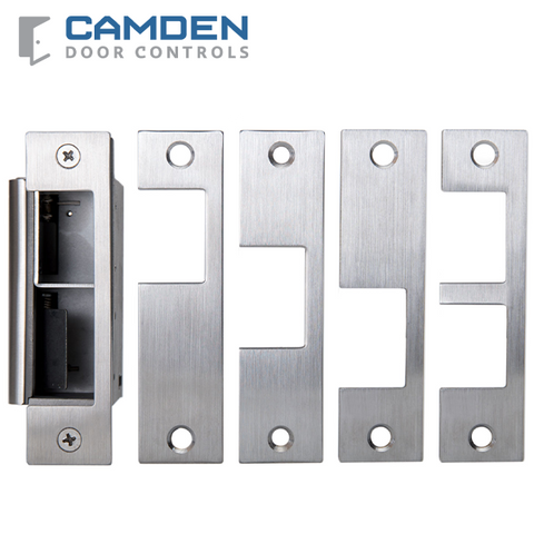 Camden CX-ED1579L - All In One Grade 1 Electric Strike - For Mortise & Cylindrical Locksets - Safe/Fail Secure - Non-Handed - 12/24V AC/DC - UHS Hardware