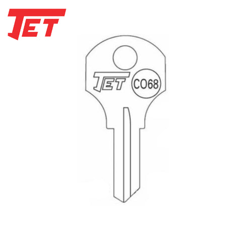 JET - Corbin Key Blank Brass Finish (CO68) - UHS Hardware