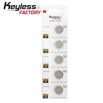 KeylessFactory - CR1632 - 3V Lithium Battery (5-Pack) - UHS Hardware