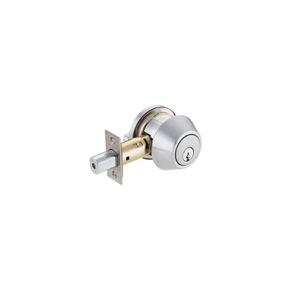Cal-Royal - CRB800 - Single Cylinder Deadbolt - Satin Chrome - Optional Function - Grade 1 - UHS Hardware