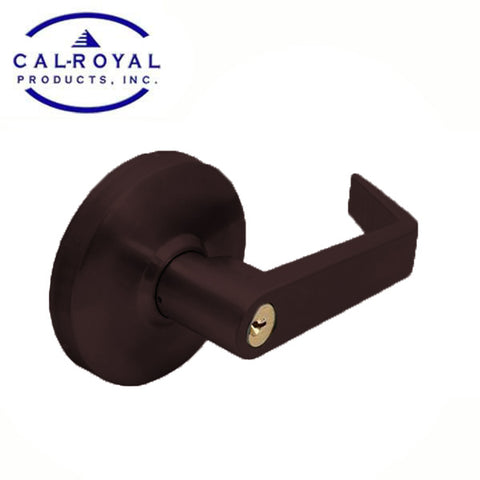 Cal-Royal - STR05L - Clutch Cylindrical Lever - Exit Device Trim - Storeroom - Schlage "C" Keyway - Optional Finish - Grade 1