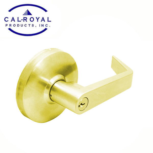 Cal-Royal - STR05L - Clutch Cylindrical Lever - Exit Device Trim - Storeroom - Schlage "C" Keyway - Optional Finish - Grade 1