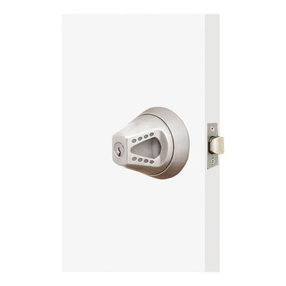 TownSteel - CRX-K - Cylindrical Lock with Ligature Resistant Knob Trim - Optional Function - Stainless Steel - Grade 1