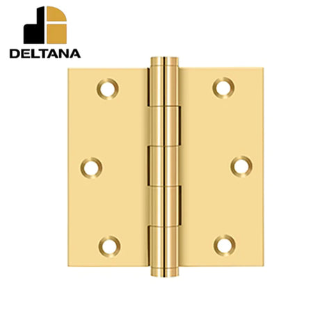 Deltana - 3-1/2" x 3-1/2" Square Hinge - Residential - 0.085 Thickness - Optional Finish