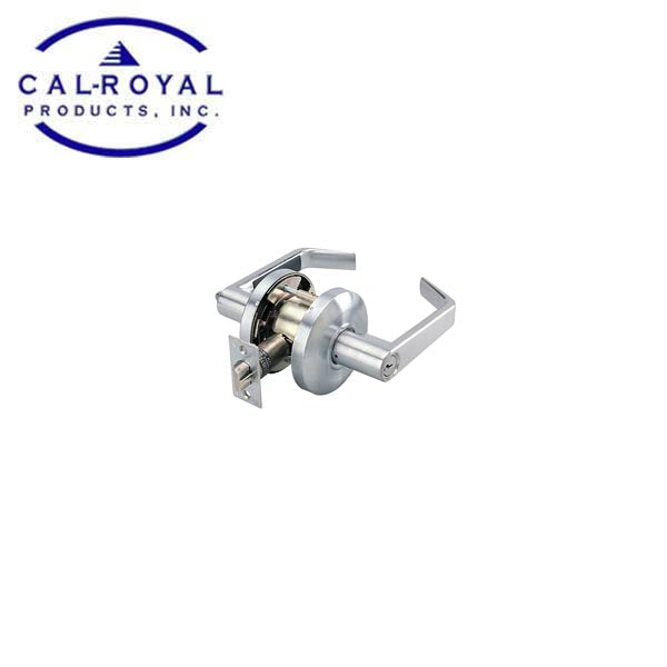 Cal-Royal - CSL00 - Cylindrical Leverset - Satin Chrome - Optional Function - Fire Rated - Grade 2 - UHS Hardware