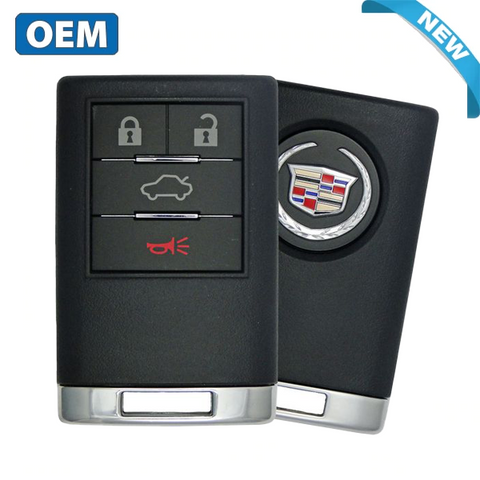2008-2015 Cadillac CTS DTS STS / 4-Button Smart Key / PN: 25946298 / M3N5WY7777A / (OEM) - UHS Hardware