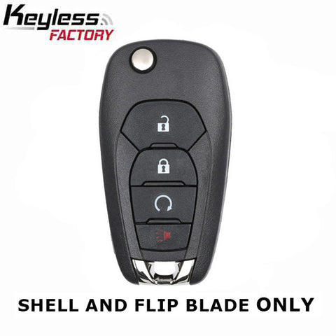 2019 - 2022 Chevrolet Cruze Trailblazer / 4-Button Flip Key SHELL for LXP-T004 (AFTERMARKET) - UHS Hardware