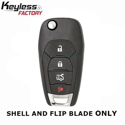 2016 - 2019 Chevrolet Cruze / 4-Button Flip Key SHELL for LXP-T004 (AFTERMARKET) - UHS Hardware