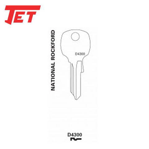 JET - National Rockford Mailbox Key Blank (D4300) - UHS Hardware