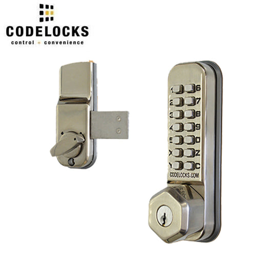 Code Locks - CL200 - Mechanical Lock - Light Duty - Dual Backset Deadlatch 2 3/4" - 2 3/8" - Surface Deadbolt - Optional Key Override - Optional Marine Grade Protection - Fire Rated - Grade 2 - UHS Hardware