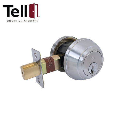 TELL - CL100678 - Heavy Duty - Tubular Deadbolt - Single Cylinder