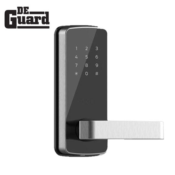 Touchscreen Bluetooth Lever Lock (Satin Silver) w/Phone App - UHS Hardware