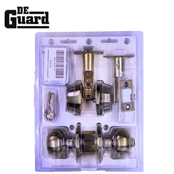 Premium Combo Lockset - Antique Bronze - Entrance - Retail Packaging - SC1 - Grade 3 - UHS Hardware