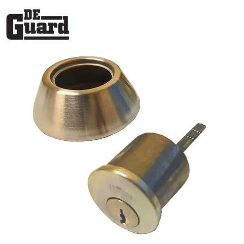 Premium Single Cylinder Deadbolt - Polished Brass - Grade 3 - ( SC1 / KW1 ) - UHS Hardware