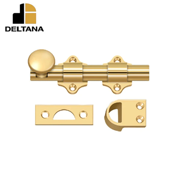 Deltana - 4" Dutch Door Bolt - Heavy Duty - Optional Finish
