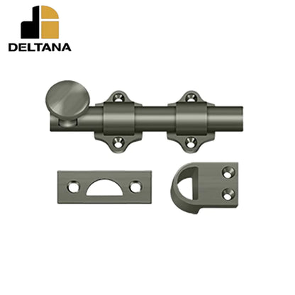 Deltana - 4" Dutch Door Bolt - Heavy Duty - Optional Finish
