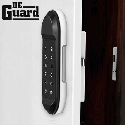 Electronic Keyless Entry Smart Hotel Cabinet Lock - Bluetooth / App Control / Prox Card / Key Code - Matte Black - UHS Hardware