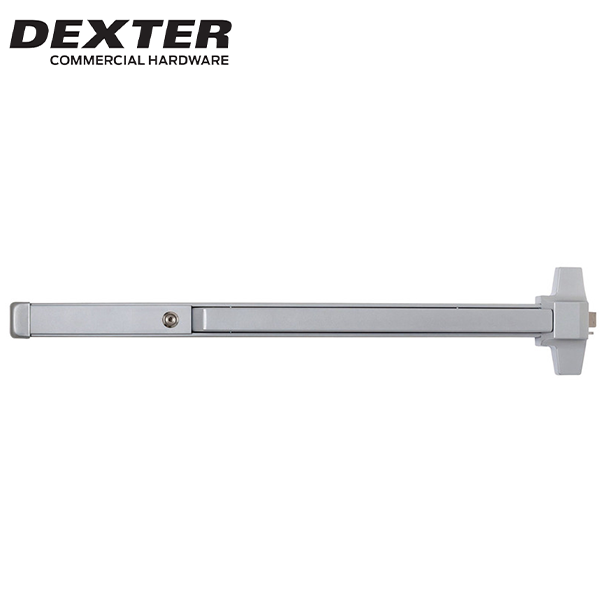 Dexter ED2000 - Rim Panic Exit Device - Exit Only / 36" / SP28 Aluminum Steel / Reversible - Grade 2 - UHS Hardware