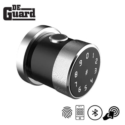 Premium Biometric Fingerprint Knob Lock - Latch  w/ Bluetooth / Key Fob / Code Access - UHS Hardware