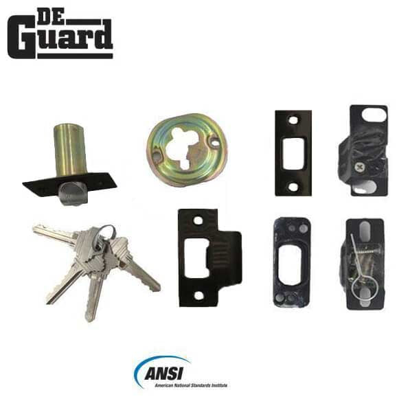 Premium Commercial Combo Lock Set w/ Knob & Deadbolt – 10B - Oil Rubbed Bronze – SC4 Keyway – Grade 2 - UHS Hardware
