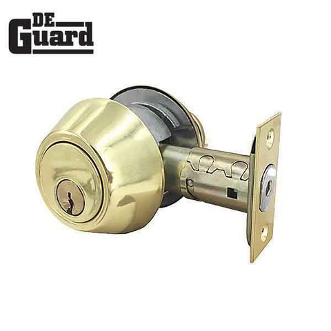 Premium Commercial Single Cylinder Deadbolt - US3  - Polished Brass - SC4 - Grade 2 - UHS Hardware