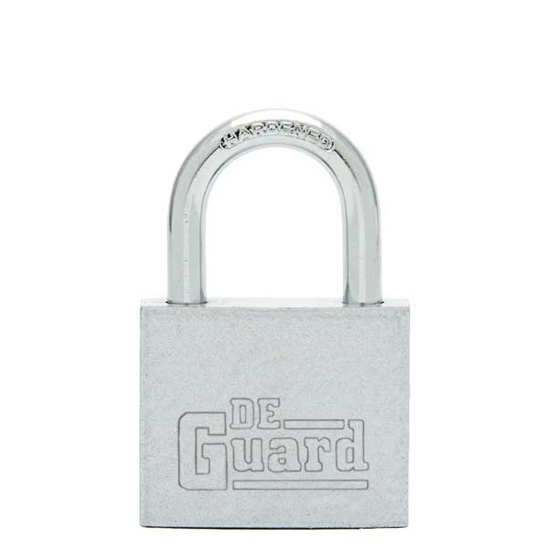 Premium - Nickel Plated Padlock - SC1 Keyway - Short Shackle 1" - Keyed Alike #2 - UHS Hardware